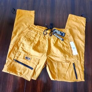 Reason Brand Drawstring Cargo Pants (Timber) Size Small New